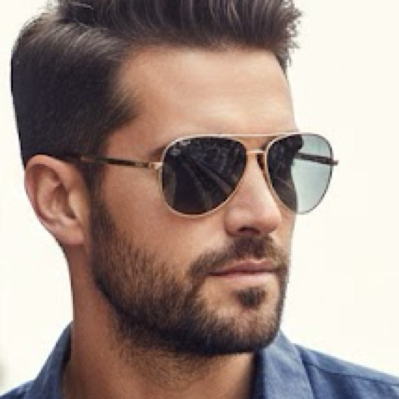 Marc Jacobs Aviator Unisex Black And Gold Sunglasses